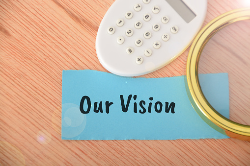 Our vision typically refers to the long-term, aspirational goals and ideals of an organization, company, or group