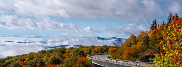 istock Blue Ridge Parkway autumn scenery  banner. 1758019599