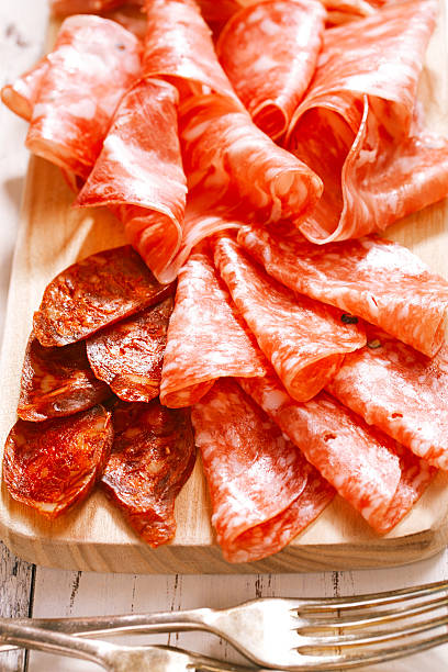 istock Platter of serrano jamon Cured Meat a 175802833