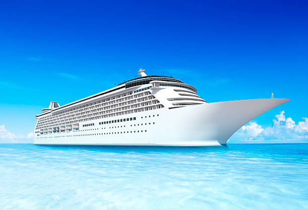 круизное судно - cruise ship cruise beach tropical climate стоковые фото и изображения