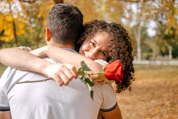 istock Young couple spending time outside in Autumn 1758033748