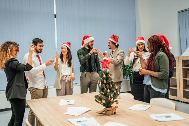 istock New Year's festivity at the office 1758057056
