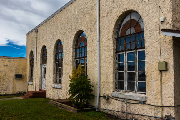 istock Arch windows of historic building 1758058837