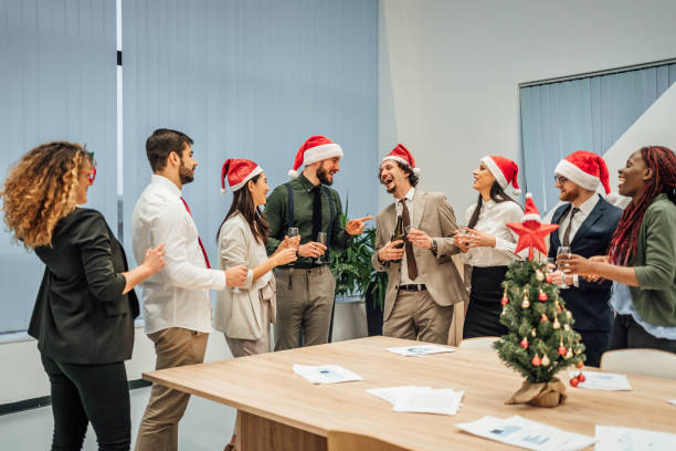 istock New Year's festivity at the office 1758059401