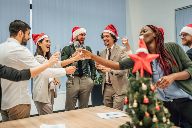 istock New Year's festivity at the office 1758061794