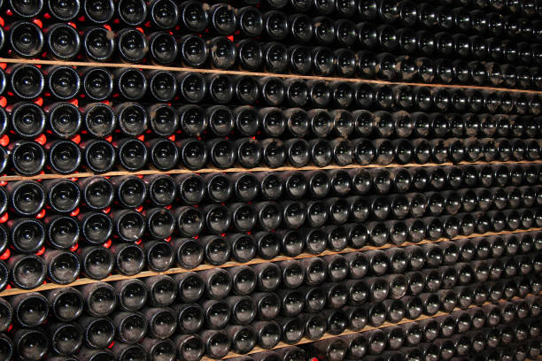 istock Wine storage in cellars, France 1758087059