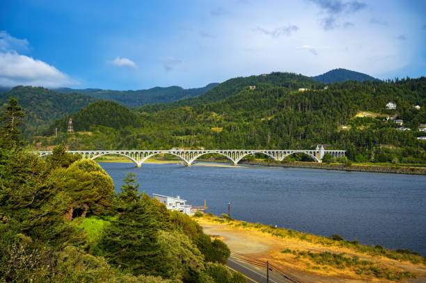 istock The Rogue River Bridge in Gold Beach, Oregon, USA 1758093092