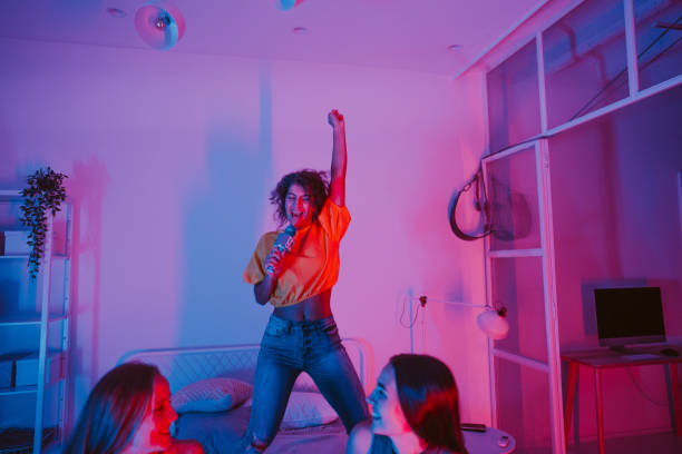 istock Karaoke house party 1758095897