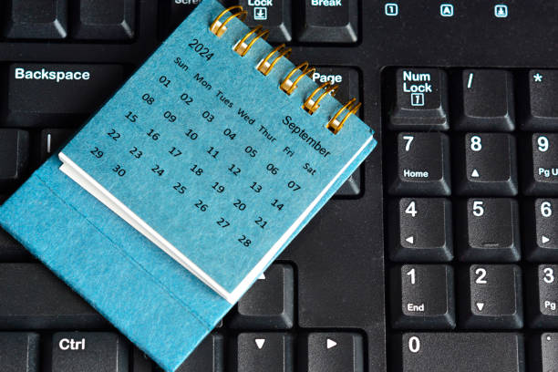 istock September 2024 calendar on keyboard. 2024 New Year Concept 1758131031