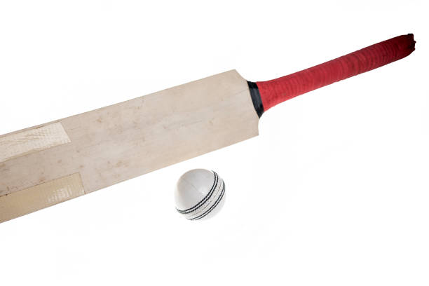 istock Cricket bat and ball 1758133139