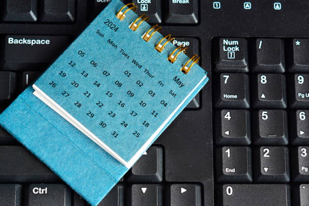 istock May 2024 calendar on keyboard. 2024 New Year Concept 1758134809