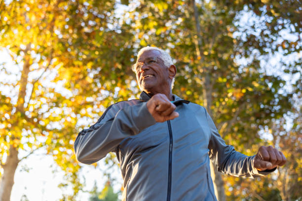 istock Healthy senior black male stretching before a workout 1758196700