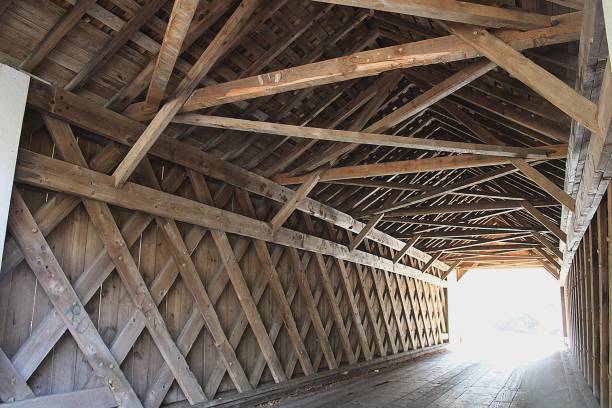 istock Haunted Loux Covered Bridge in Pennsylvania 1758209810