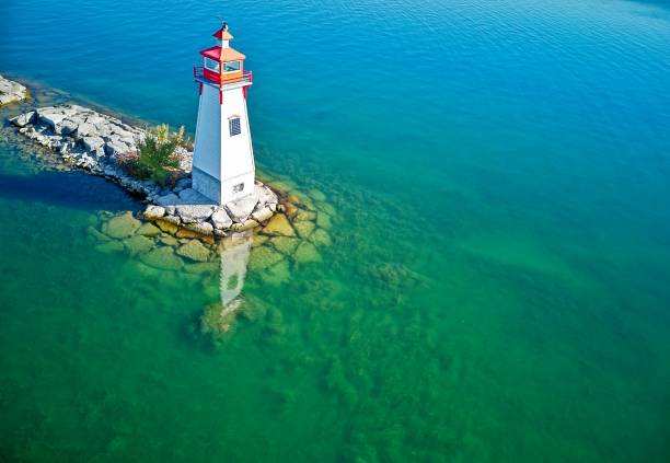 istock Coastal Lighthouse on a Calm Morning 1758214360