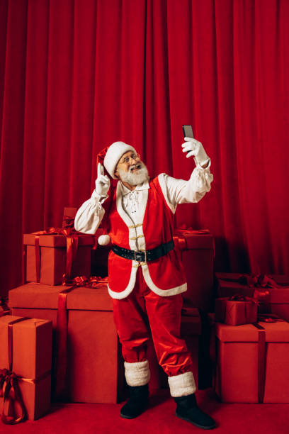 istock Happy, real, funny Santa Claus 1758224946