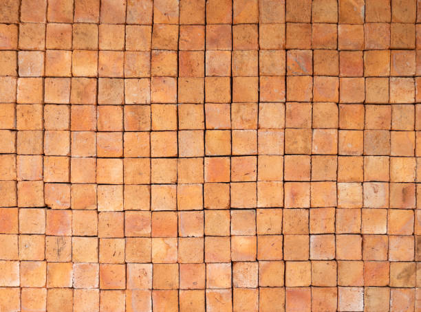 istock The square bricks are neatly arranged to decorate. 1758236423