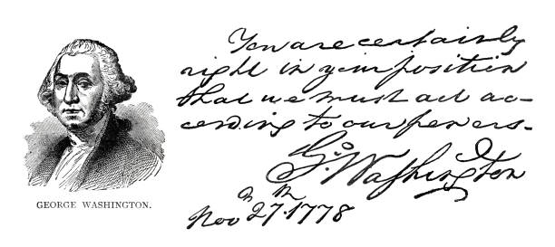 40+ George Washington Signature Stock Photos, Pictures & Royalty