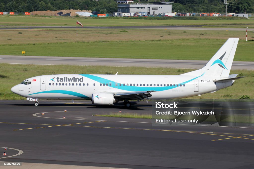 Tailwind Airlines Boeing 737400 Stock Photo - Download Image Now - Aerospace Industry, Air
