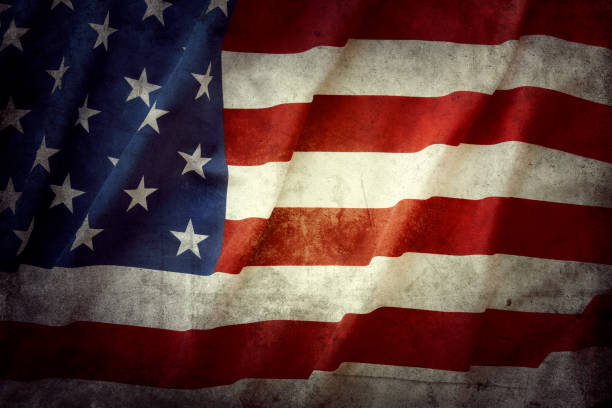 istock Grunge American flag 1758297094