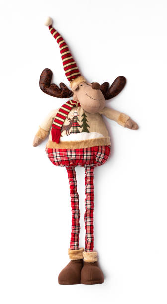 istock funny toy christmas deer isolated on white background 1758311109