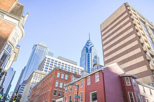 Buildings in city center of Philadelphia