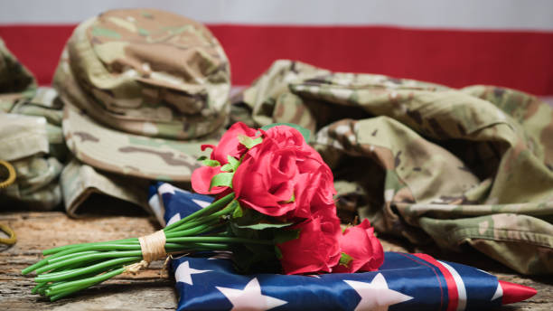 istock Flowers for veteran's day 1758338253