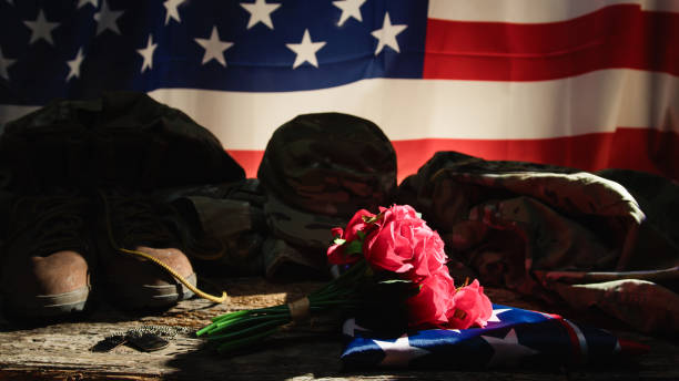 istock Red roses for veteran's day 1758341037