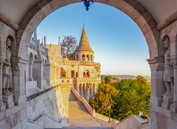 istock Fisherman Bastion at sunrise, Budapest, Hungary 1758355955