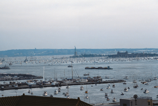 View of old sailboat \