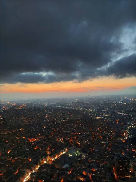 istock Looking at Istanbul from above at sunset 1758418569