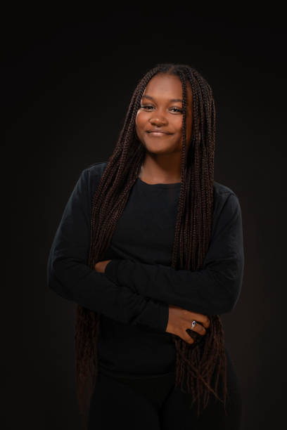 istock Studio portrait of a beautiful diverse black female model 1758422946