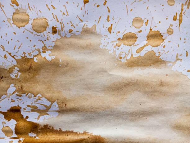 istock Abstract brown coffee grunge background. 1758446105