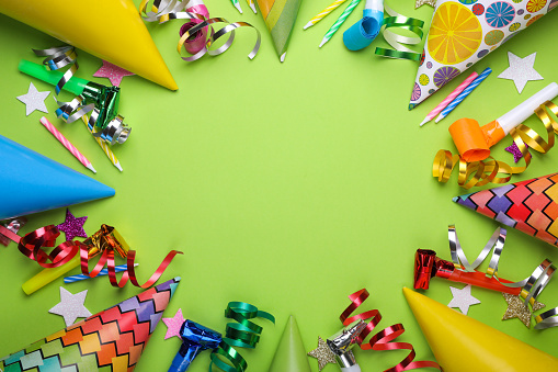 Vibrant colours painted onto a fence.