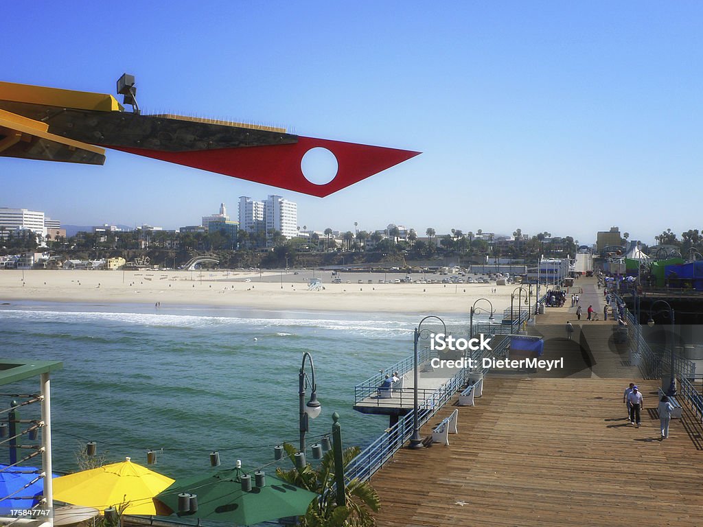 Los Angeles Pier - Lizenzfrei Anlegestelle Stock-Foto