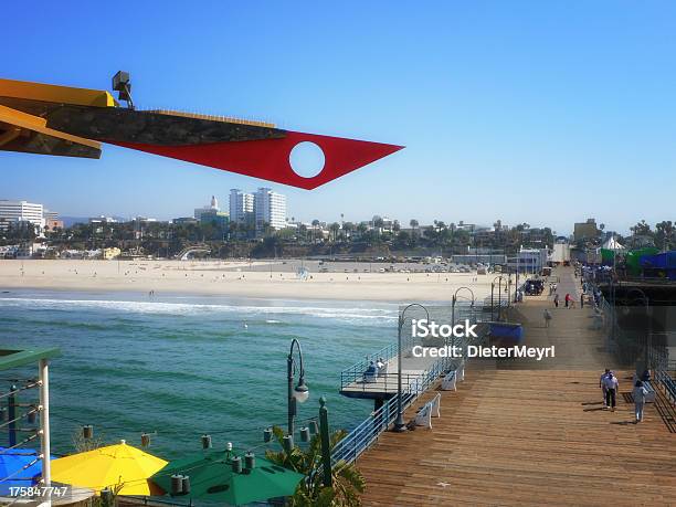 Los Angeles Pier Stockfoto und mehr Bilder von Anlegestelle - Anlegestelle, Santa Barbara, Beleuchtet