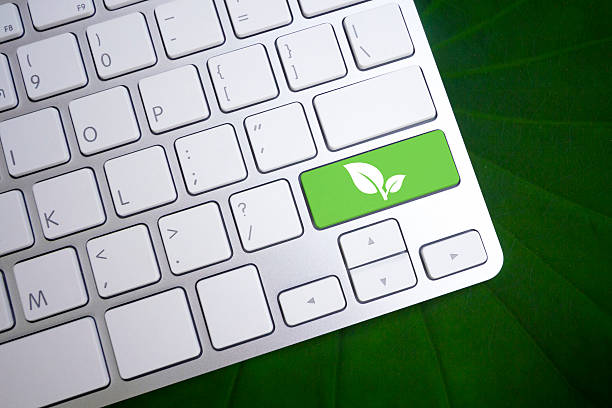 green technology stock photo