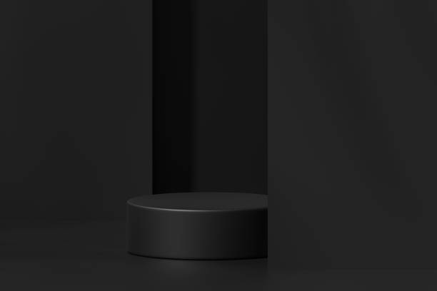 istock Scene with a podium for product presentation, 3d rendering 1758506942