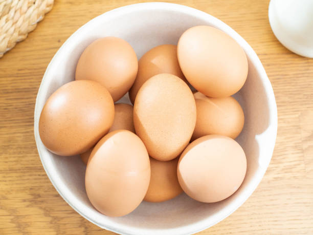 istock Set egg group dish bowl food easter egg march april month design background wallpaper cream color organic chicken protein spring season time collection yellow object healthy animal pet vegetable farm 1758521528