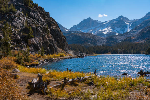 istock Fall Hiking Views of Little Lakes Valle 1758540648