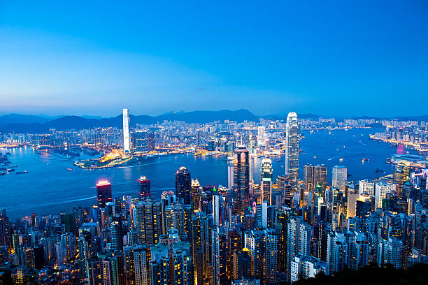 istock Hong Kong city at night 175854532