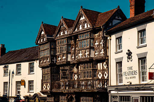 Great Britain. England. Ludlow. May 13, 2023. \nThe Feathers Hotel