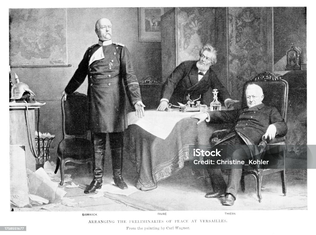 Ilustración de El Tratado De Versalles De 1871 Pone Fin A La Guerra