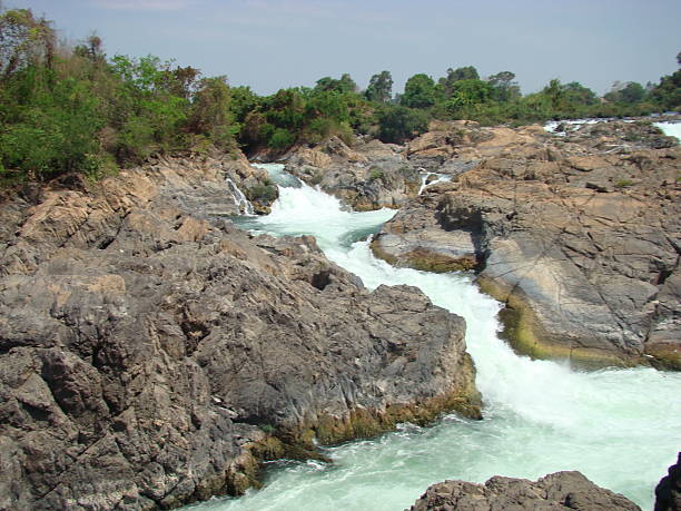 istock khon pha peng waterfalls, champasak, southern laos 175857227