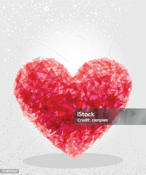 Abstract Heart Love Composition Stock Illustration - Download Image Now - Abstract, Art, Art And Craft