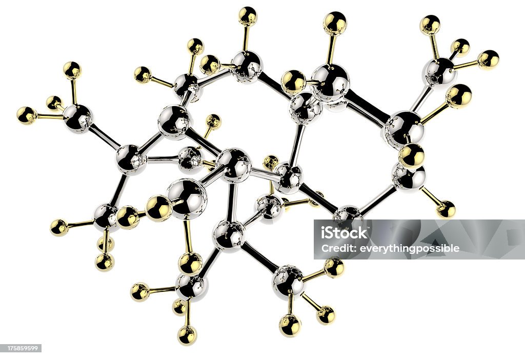 molecule 3d mediacal molecule 3d with red green blue colors Atom Stock Photo