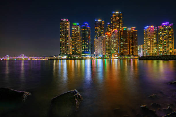istock River, buildings, bridges and rocks 1758606627