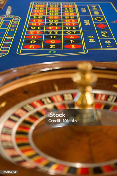 Roulette Table Of A Casino Stock Photo - Download Image Now - Casino, Chance, Financial Figures