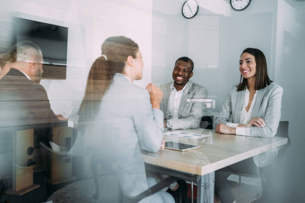 istock Business persons on meeting in the office. 1758688756