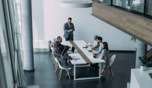 istock Business persons on meeting in the office. 1758689320
