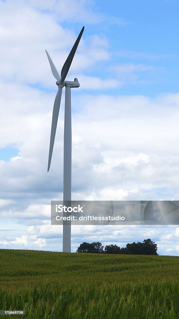 代わりの風力エネルギー - アメリカ中西部のロイヤリティフリーストックフォト